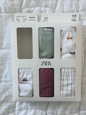 Zara White Kids Packaging Back Panel